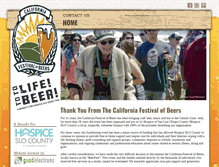 Tablet Screenshot of californiafestivalofbeers.com